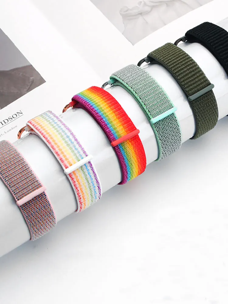 Nylon-Schlaufenarmband für Amazfit Bip 6 5 Bip6 Smart Watch Quick 22 mm Sport Atmungsaktives Armband für Amazfit Bip 6 Zubehör