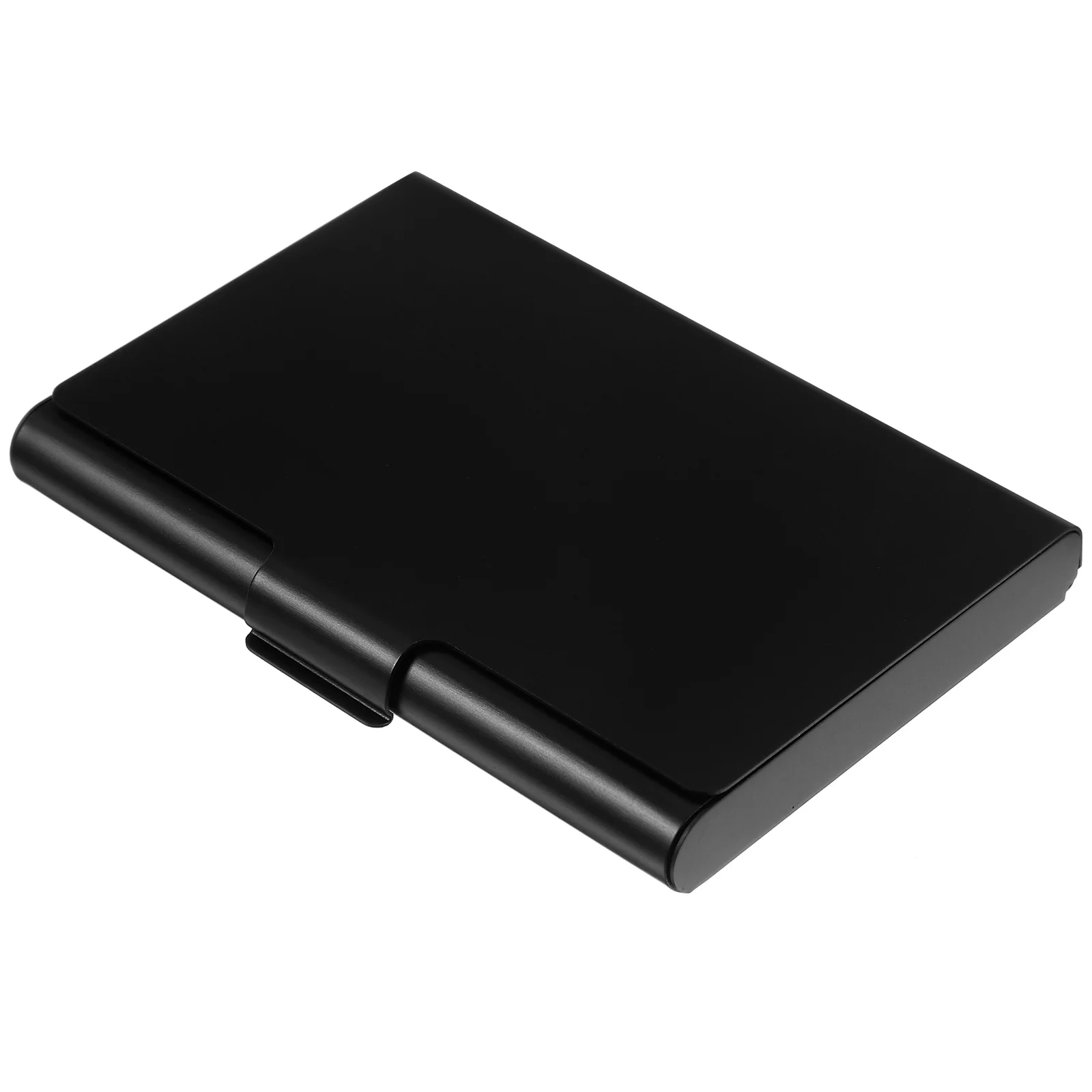 

Business Card Case Office Accessory Calling Cards Container Box Name Storage Desktop Aluminum Alloy Organizer