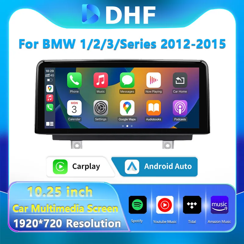 

10,25-дюймовый автомобильный навигационный экран, беспроводной CarPlay для системы Linux NBT-плеера серии 1/2/3/4