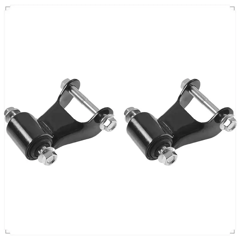 

2Pcs Leaf Spring Rearward Shackle Bracket Kit For Chevy GMC Sierra 1500 722-029