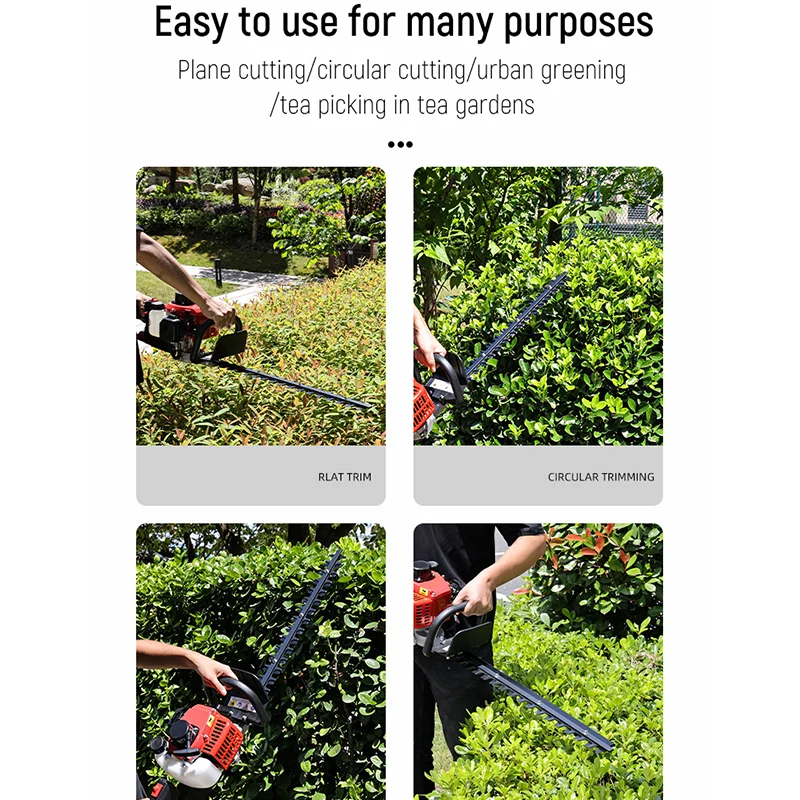 2-Stroke Petrol Hedge Trimmer Outdoor Power Shears Garden Tree Pruner Tea Tree Pruning Irrigation Cutter for Garden Care