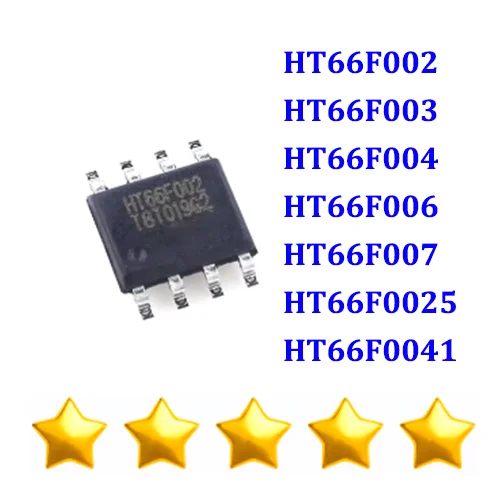 5PCS HT66F002 HT66F003 HT66F004 HT66F006 HT66F007 HT66F0025 HT66F0041 Brand New Original IC Chip