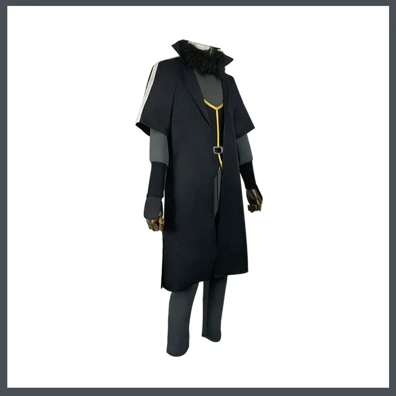 

asdh8@Anime That Time I Got Reincarnated As A Slime Rimuru Tempest Cosplay Costume Wig Black Long Coat Cloak Man Halloween SuitC