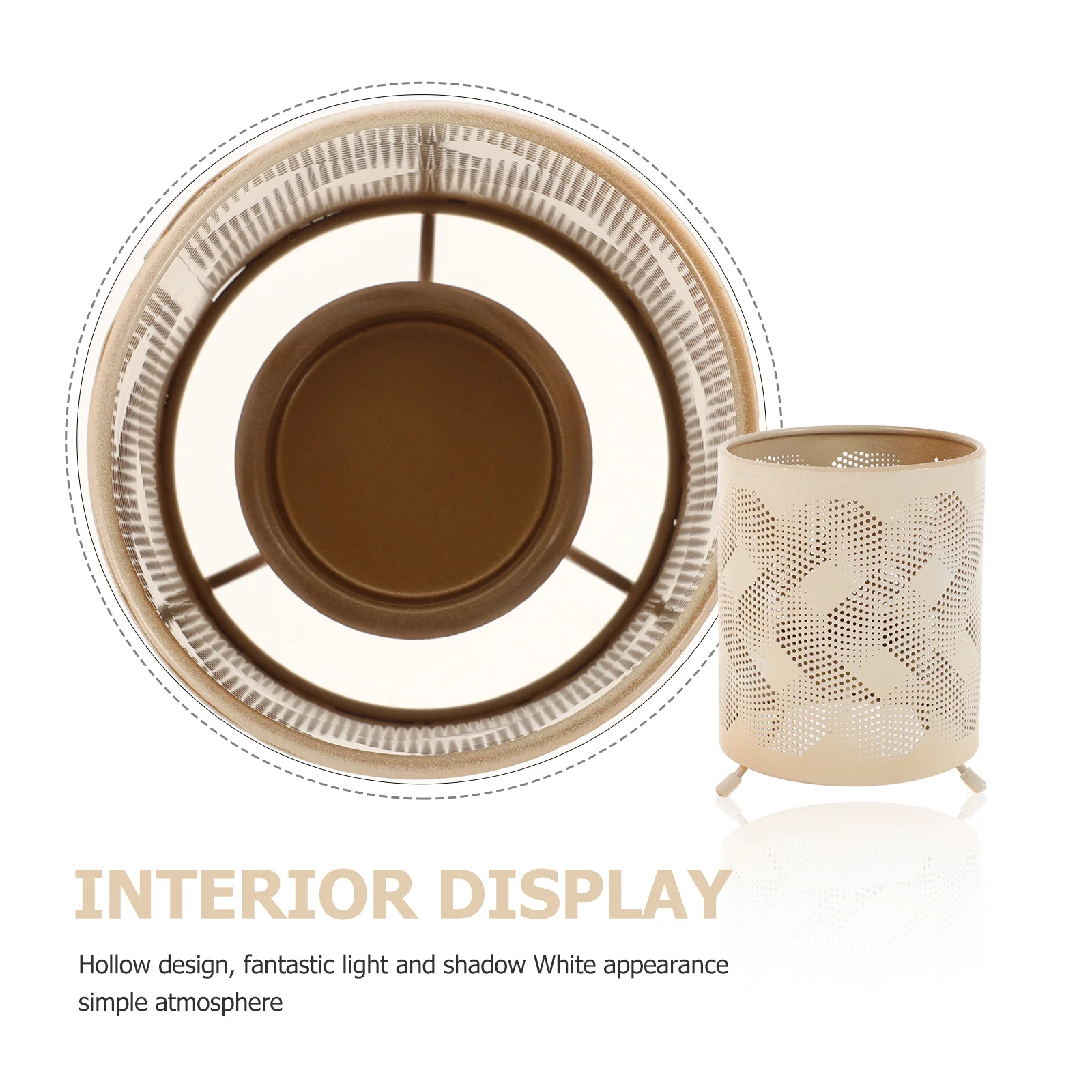 

Lamp Shade Hollow Lampshade Metal Retro Industrial Style Light Cover for Bedroom Living Room Bar Restaurant Decor