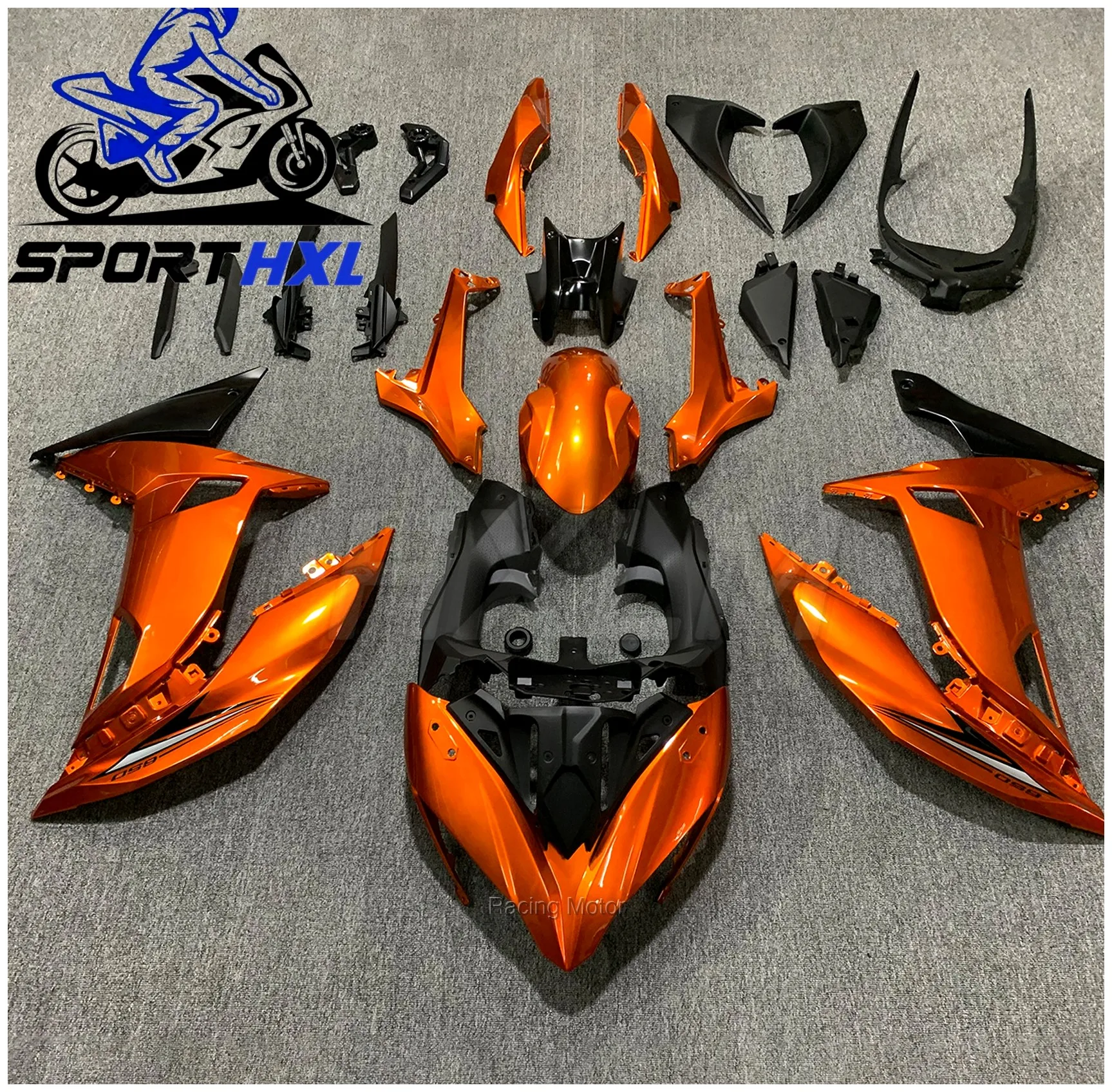 Motorcycle Fairing Body Kit - Steady Full fairing kit For Kawasaki Ninja650 ER6F 2017-2019-18 Motorcycle Bodywork fairing kit Fa