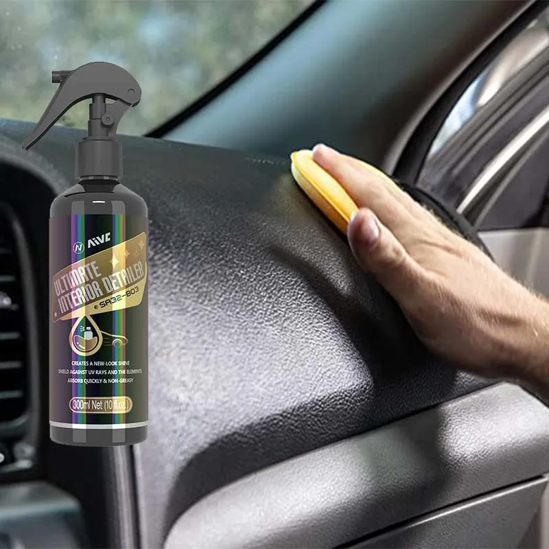 DominagroBack en plastique pour voiture, noir brillant, rénovateur de cuir Aivc, revêtement polonais, détails intérieurs ultimes, accessoires de