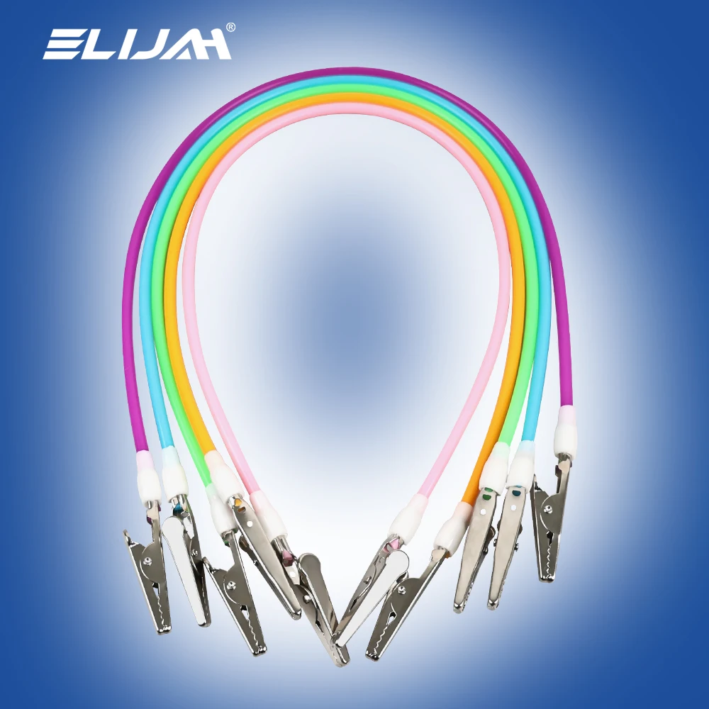 

5Pcs ELIJAH Dental Colourful Silicone Bib Clips Napkin Holders Dental Patient Clip Scarf Clip Napkin Holder Dental Disposables