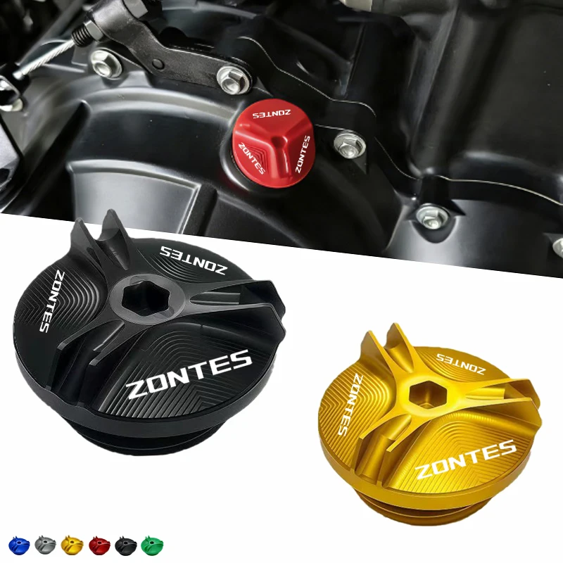 Tapa de motor y tapa de llenado de aceite 2026 para Zontes G1 125 ZT125U ZT 125 U ZT 310R 310X ZT310R ZONTES 368G 368K 368E 368 K E G