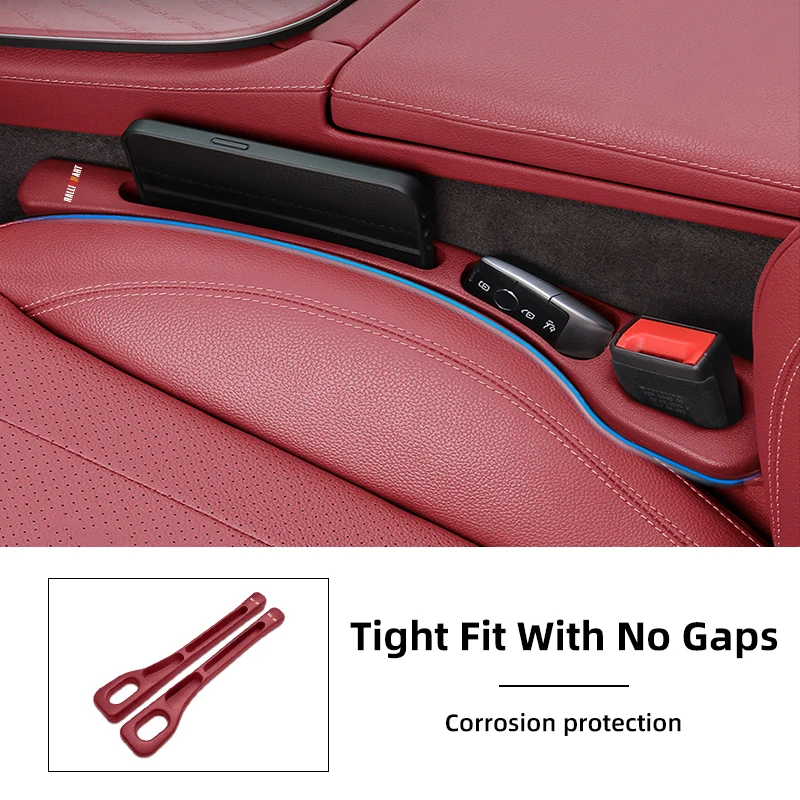 Car Seat Seam Storage Box Console Side Seam Filler Strip Accessories For Mitsubishi Lancer ASX Pajero Mirage Attrage Xpander Out