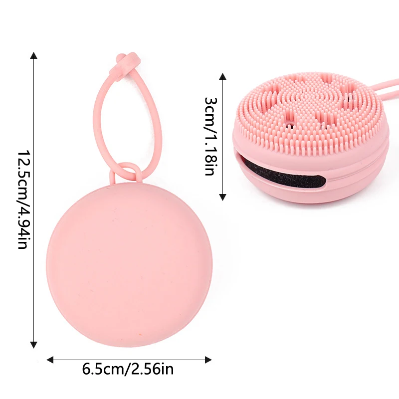 1Pcs Bubble Maker Silicone Facial Deep Cleansing Brush Makeup Removal Tool Portable Multi-functional Gadget