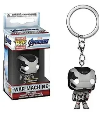 Funko Pop Marvel vengadores Endgame llavero Capitán América máquina de guerra Hulk Thor Thanos cohete figuras de acción de juguete