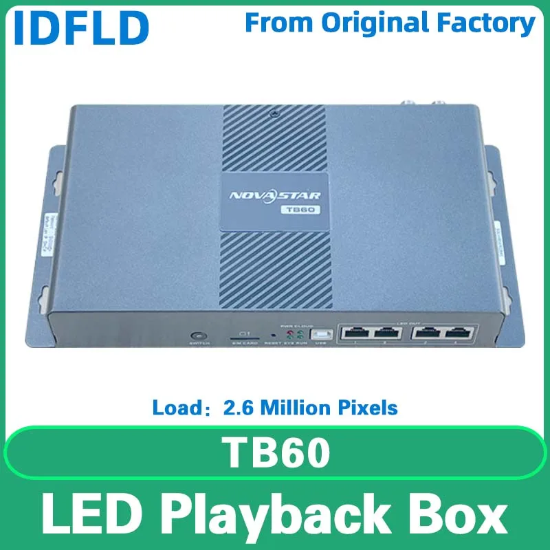 Novastar TB60 Multimedia Playback Box USB Port WiFi HDMI Controller HUB75 Full Color Module LED Display Screen Video Processor
