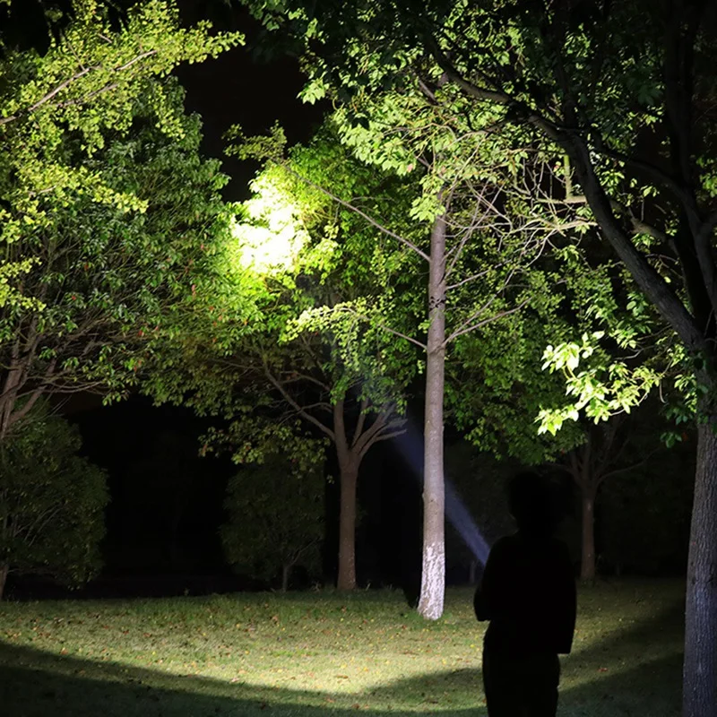 LED Strong Light Flashlight Super Bright Long-Range Rechargeable Outdoor Flashlight