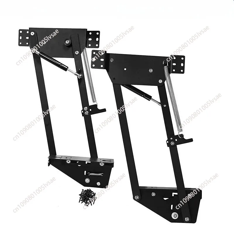 Heavy Duty Mechanism Hydraulic Lifting Spring Pull Hinge Apartment System Kitchen Cabinet Concealed Mixer Lift Up Shelf