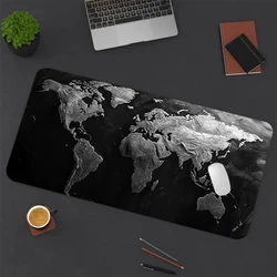 Large World Map Mousepad Rubber Anti Slip Mouse Pad Suitable for Gaming and Office Mat XXL 400x900 Large-sized Mats