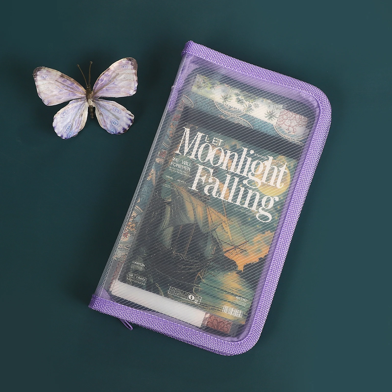 A6 саржа, прозрачная сумка для хранения на молнии, справочник, пенал, креативный материал для журнала «сделай сам», студенческие принадлежности, канцелярские принадлежности