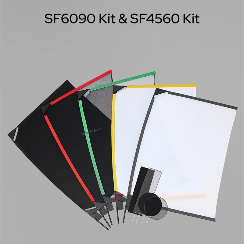 Godox SCIM ชุดอุปกรณ์สะท้อนแสงแบบกลม,ผ้าโปร่งเบาเบาลดแสงแบบพกพาพับได้สำหรับสตูดิโอ