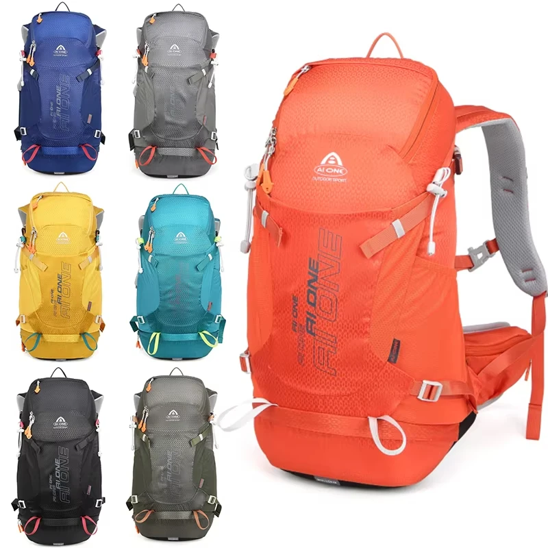 

32L Large Capacity Hiking Backpack Lightweight Outdoor Climbing Bag for Men Women, Trekking Camping Mountaineering Bag Aione