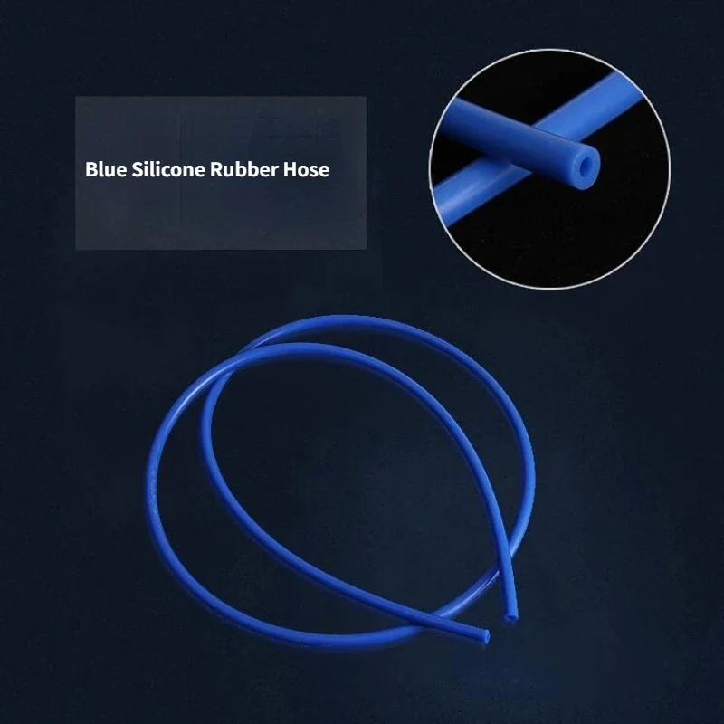 Food Grade Blue Silicone Rubber Tube 1-10M Flexible Nontoxic Hose ID 2/3/4/5/6/7/8/10/12/14/16/19/25/32-40mm