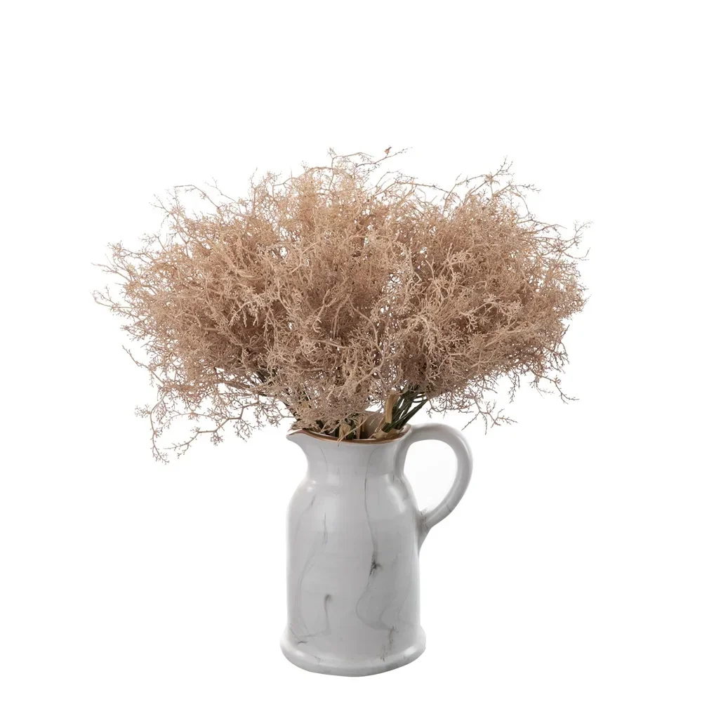 6pcs/set Artificial Wormwood Mist Accessories INS Style Artificial Flowers Home Decoration Wedding Fake Flowers