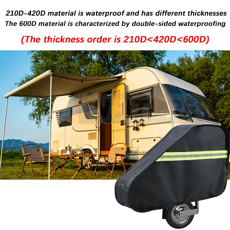 

Чехол для буксировочного крюка прицепа из ткани Оксфорд 600D, пыле- и влагозащитный, для автодомов и прицепов