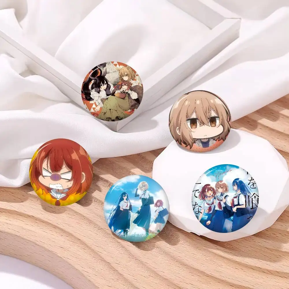 Anime This Monster Wants To Eat Me Series Pins Funny Badge Interesting Cartoon Animals Brooches Backpack Clothes Gift Accessory