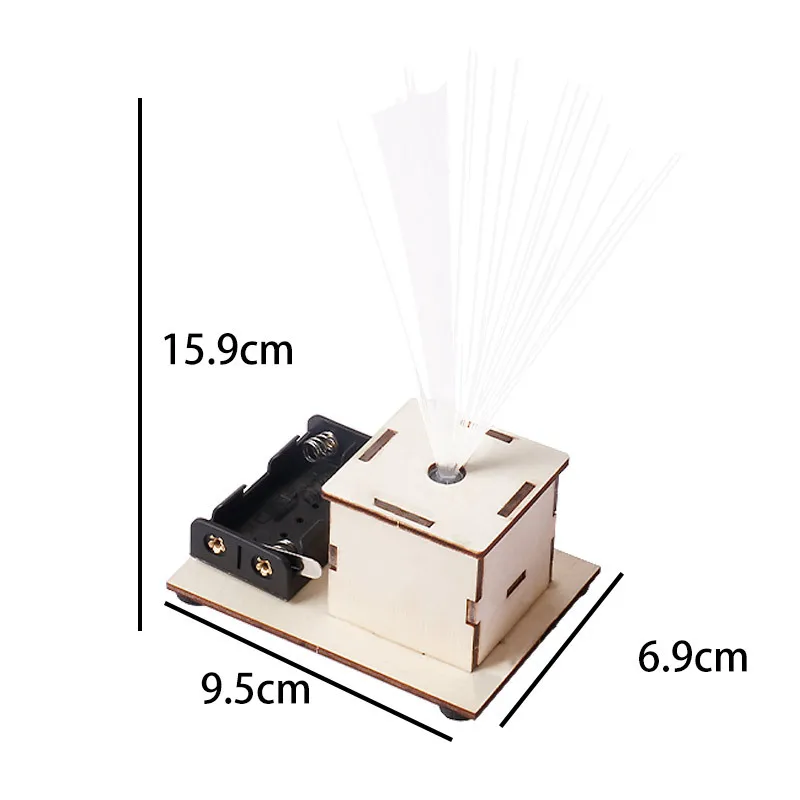 เทคโนโลยีขนาดเล็ก Maker DIY สีสันไฟเบอร์ออปติกโคมไฟเด็ก Handmade Creative ปริศนาวิทยาศาสตร์การทดลอง STEM การศึกษารุ่น