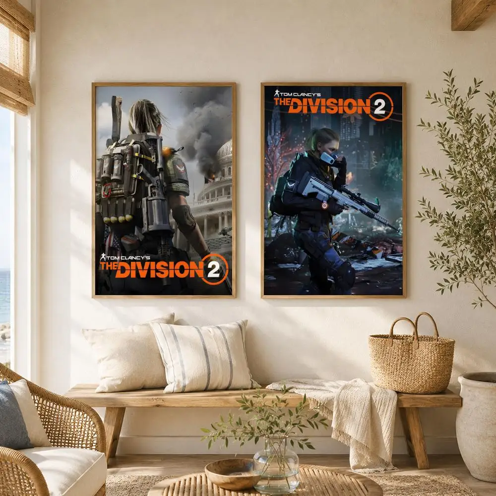Game T-Tom Clancys The Division Poster Versatile HD Waterproof Wall Art Self-Adhesive Decor for Any Space Ideal Gift view 5
