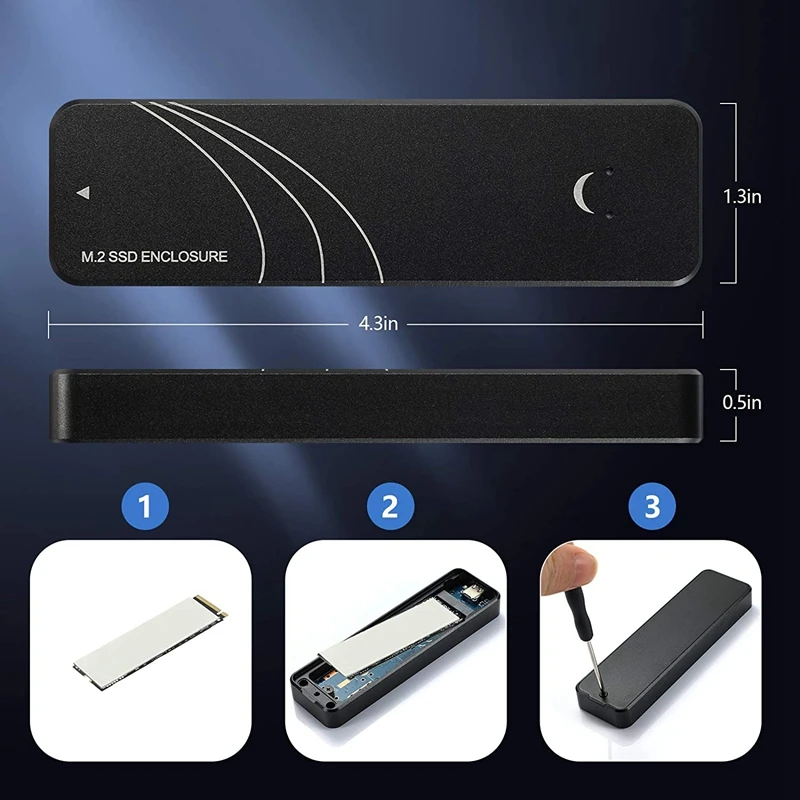 حاوية M.2 NGFF SSD ، USB ، Gen2 ، 10Gbps ، محرك الأقراص الصلبة Pcie ، محول ، 6Gbps