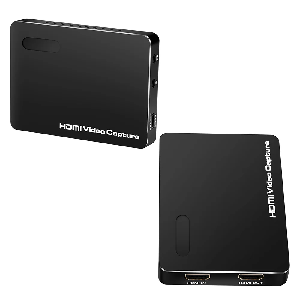 بطاقة التقاط الفيديو المتوافقة مع 4K HDMI USB 3.2 4K60hz التوصيل والتشغيل الكمون المنخفض 4Kp60 المدخلات/الإخراج تسجيل البث الملون