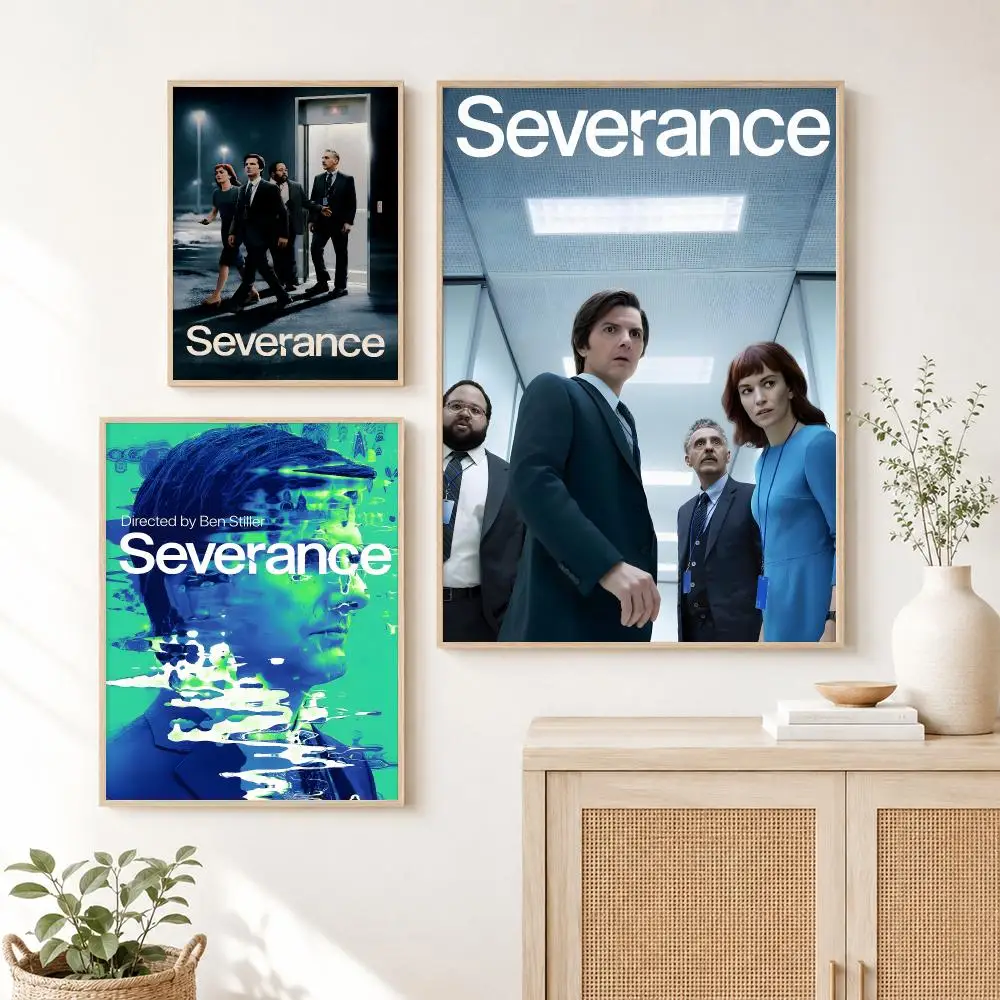 Severance Movie Poster Waterproof HD Modern Peel And Stick Wall Decor Living Room Dorm Garage