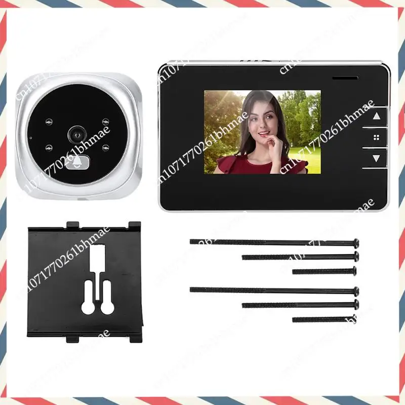 

-A21Z Видимая электронная камера дверного звонка «кошачий глаз» с 2,8-дюймовым экраном с функцией видео и фото