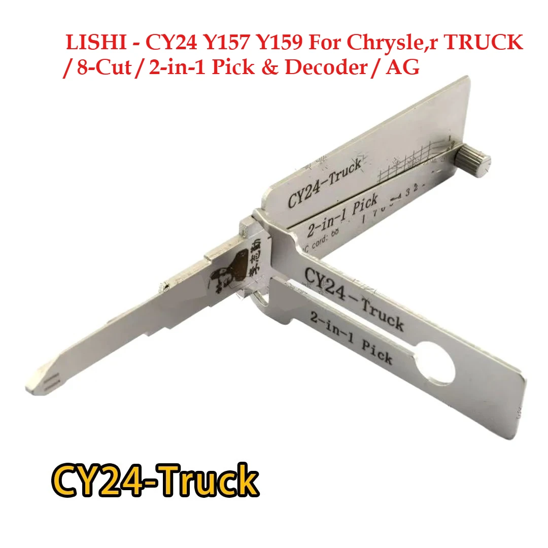 1pcs Repair Tools Lishi 2in1 Decoder and Pick Yale 6-B Yale 5-B MIT9/MIT6  HAVAL-2023 KTM1 HD5649 TOY51 HON77  Car Kit Door Open