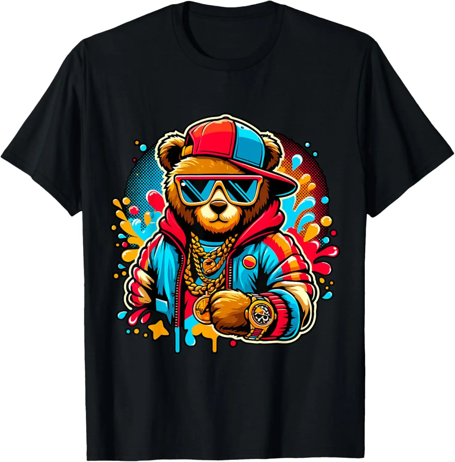

Cool Hip Hop Teddy Bear T-Shirt