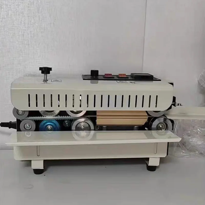 

Small Continuous Band Sealer Commercial Aluminum Foil Plastic PE Bags Sealing Machine Food Bags Sealer