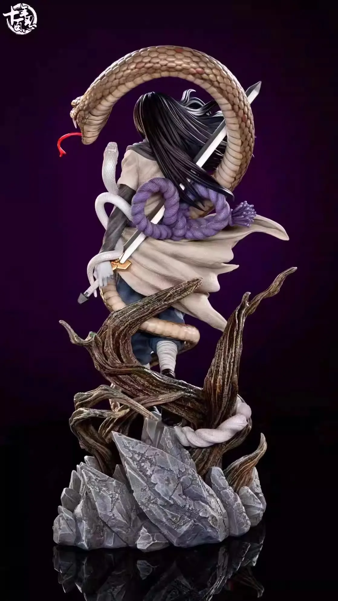 Pre Sale 29Cm Resin Gk Naruto Orochimaru Anime Action Figure Collectible Model Garage Kit Statue Ornaments Toys Gift