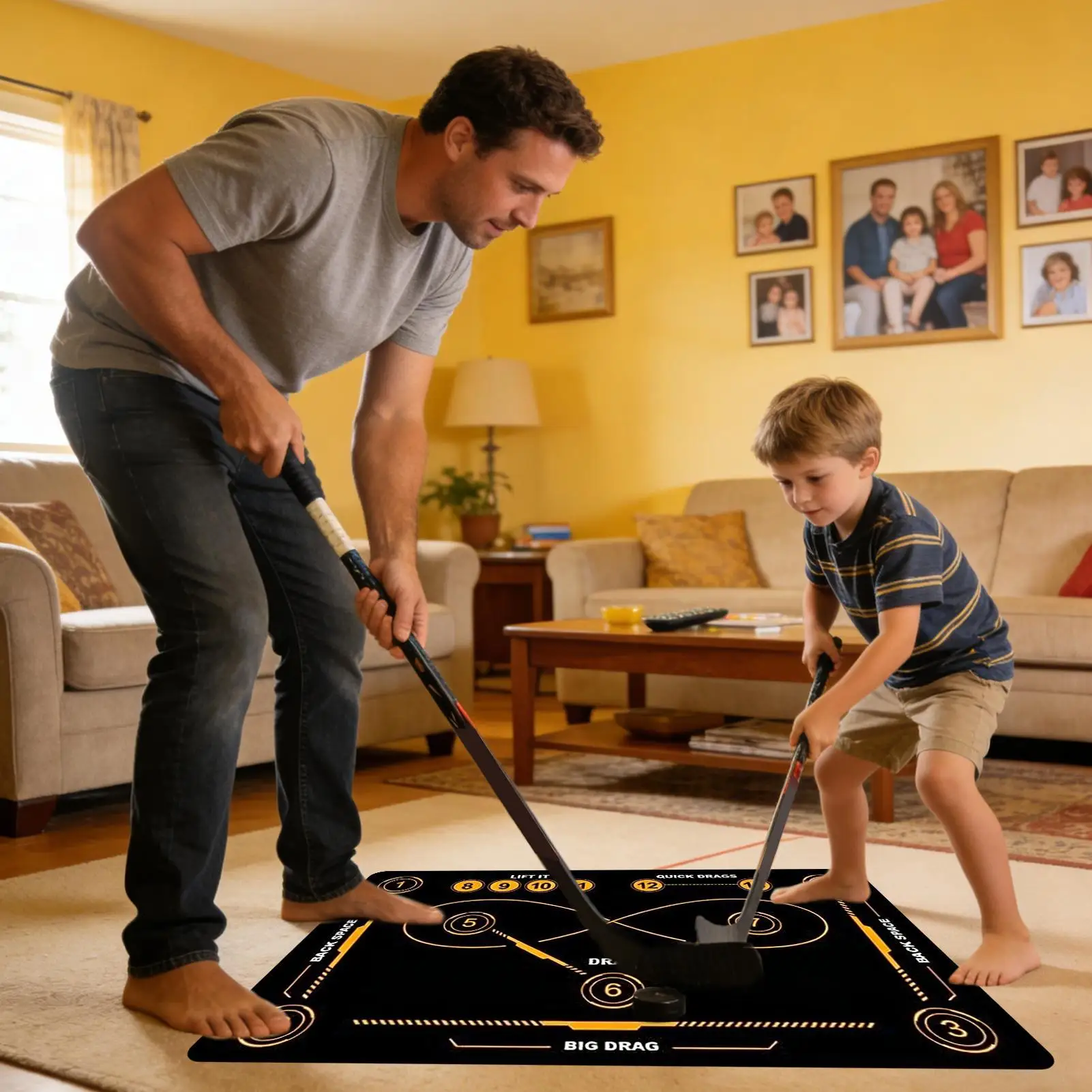 

Soccer Training Mat Non-Slip Large Portable Precision Stickhandling Pad Training Equipment For All Ages Soccer Lovers Adults