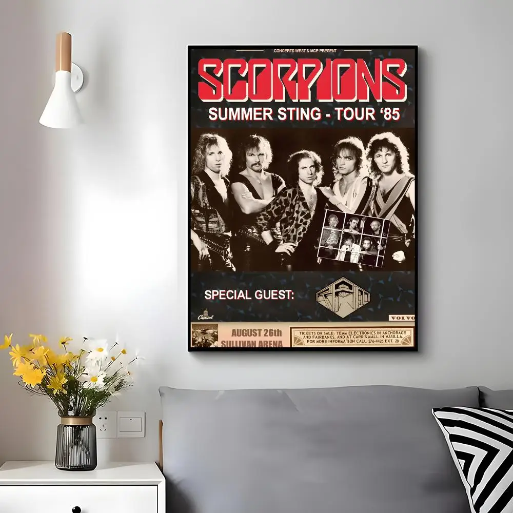 Rock band Scorpions Poster Wall Ornament Home Decor Young Decor Fans
