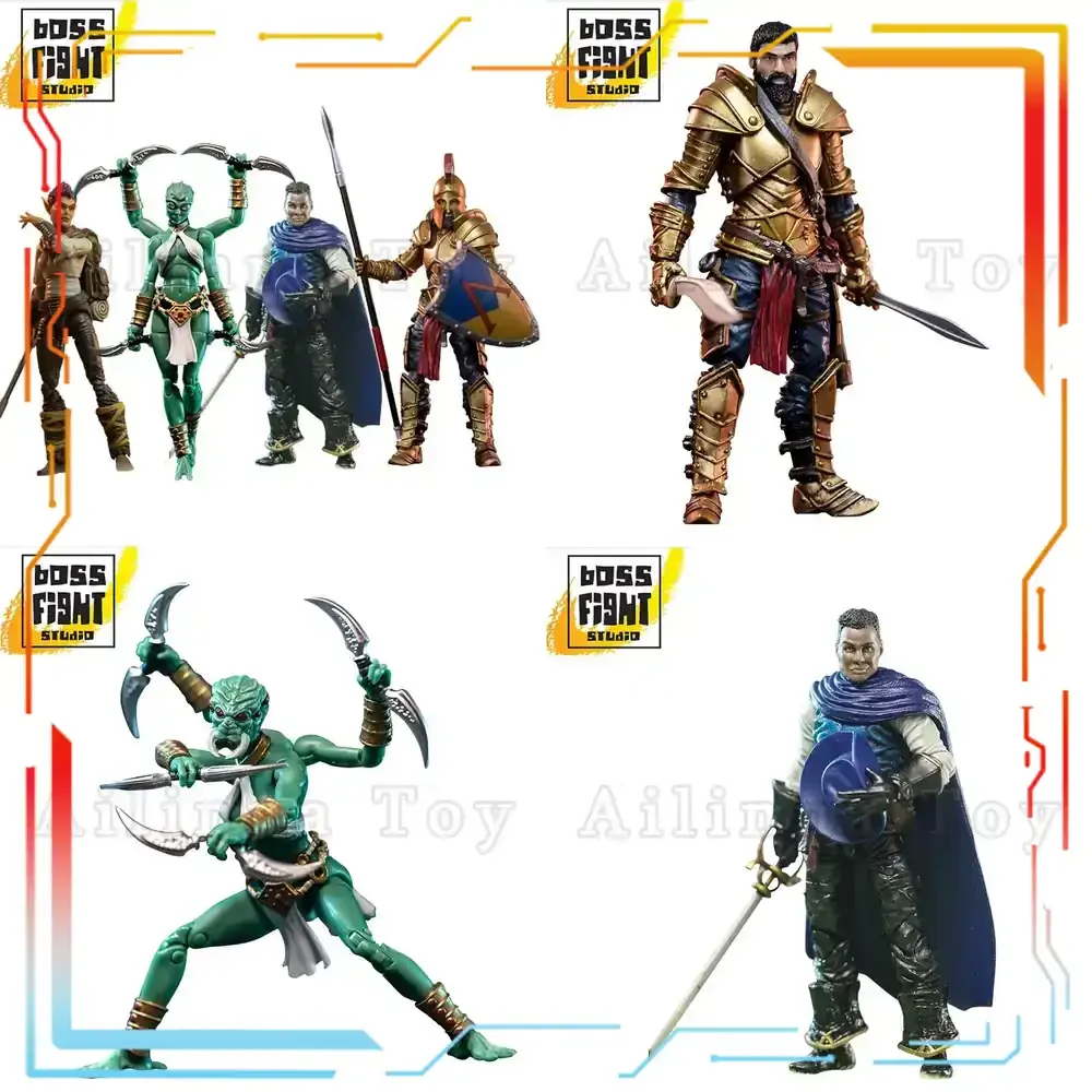 

Boss Fight Studio Vitruvian H.A.C.K.S Fantasy Wave 7 Action Figure 1/18 Scale 3.75 Inch Anime Collectible Toy Model for Fans