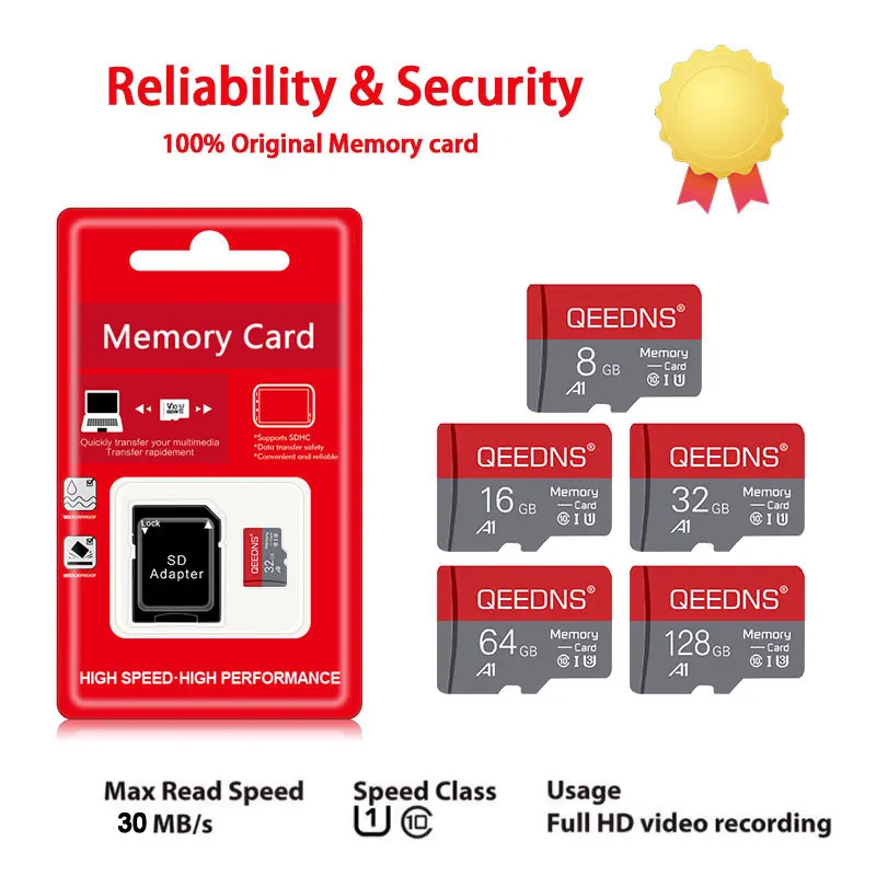 Flash Memory Card U3 128GB 64GB A1 Micro tf SD Card 8Gb 16Gb 32Gb Class 10 High Speed Mini TF Flash Card For Nintendo Switch