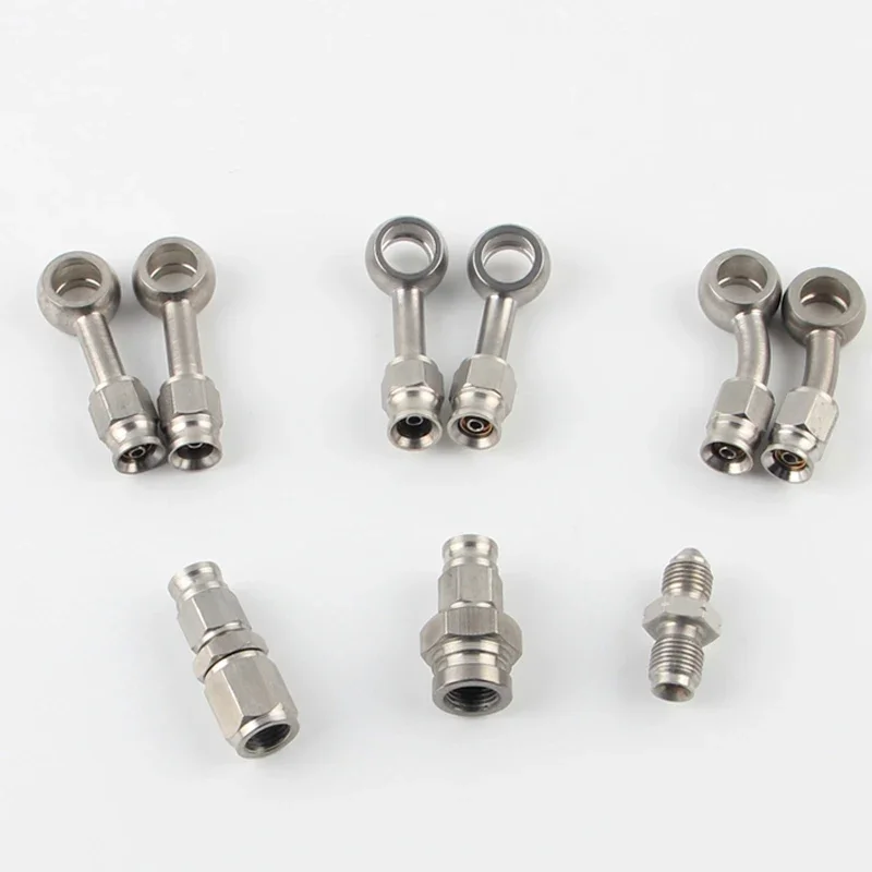 AliExpress NONE AN3 Motorcycle Motor Bike Hydraulic Brake Oil Hose Line Banjo Fitting m10x1 stainless Steel 10mm