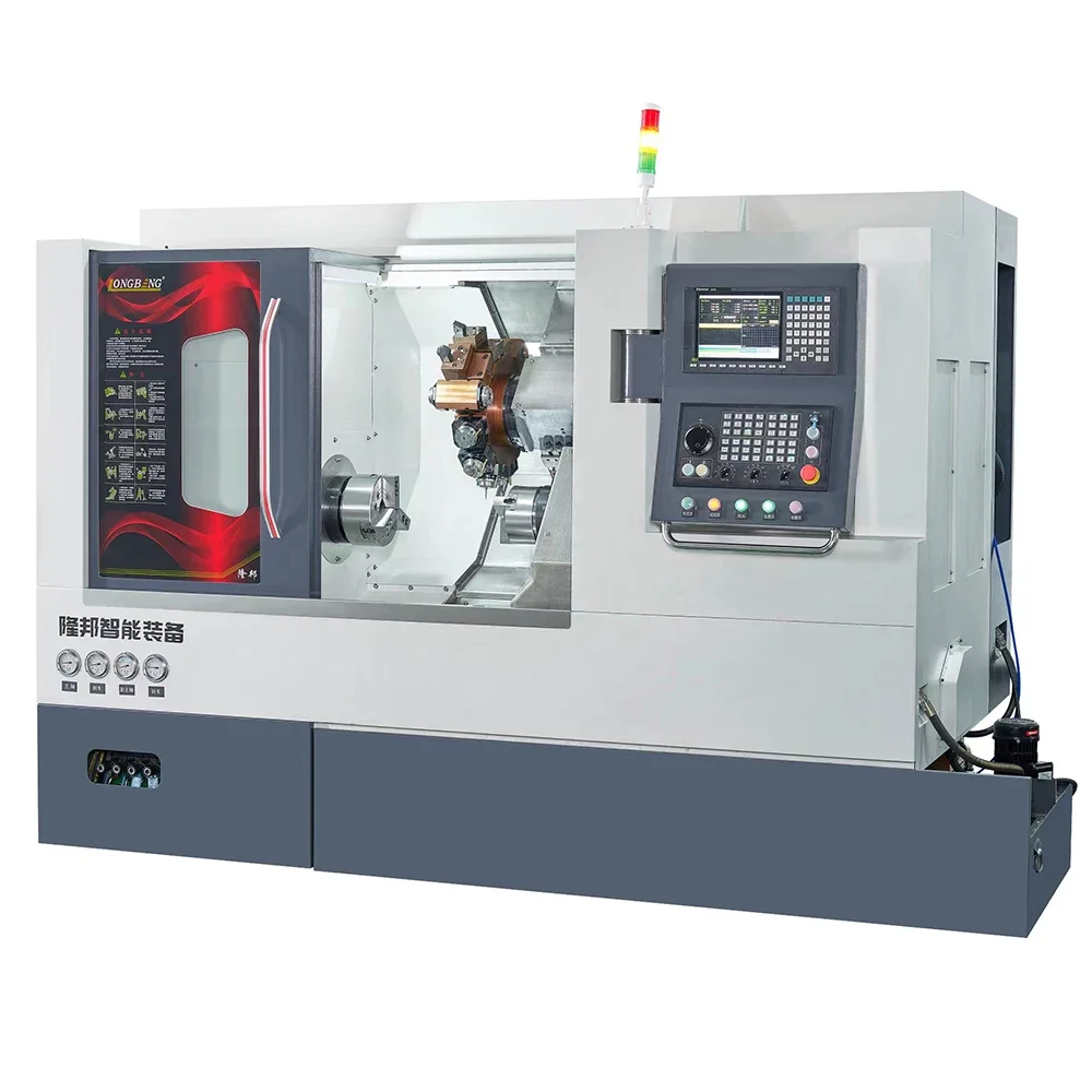 LBIE dual spindle Sub-spindle cnc lathe with Y axis