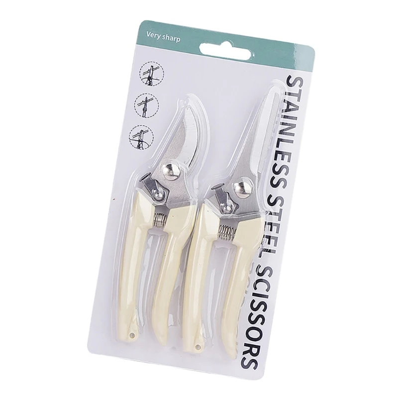 Y6GD 2PCS Garden Hedge Shears for Apparing Borders