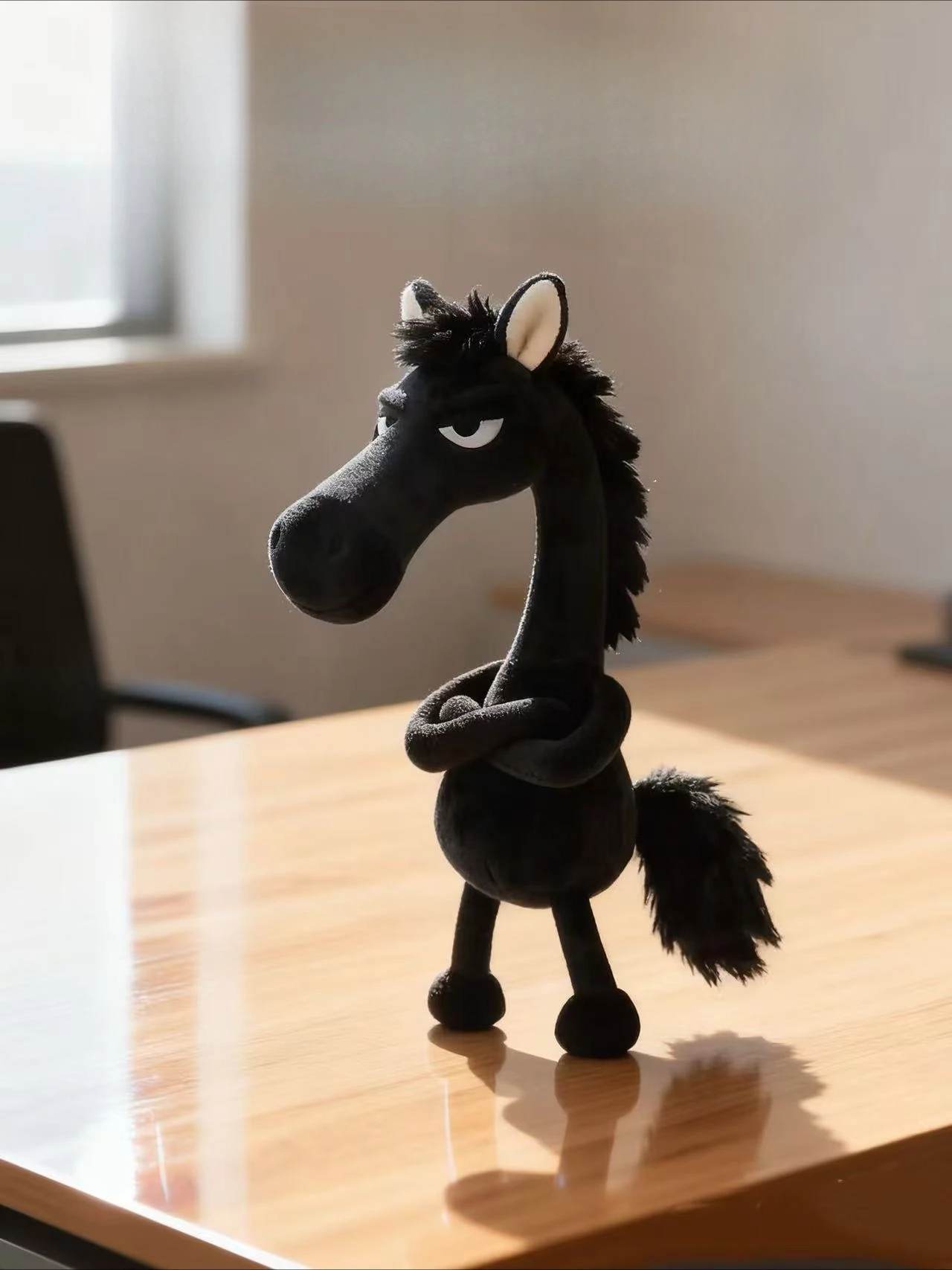 2026 Arrogance Pony Keychain for Women Bag Pendant Decor Cute Plush Horse Car Keychain Party Gift Key Ring Keychain Accessories