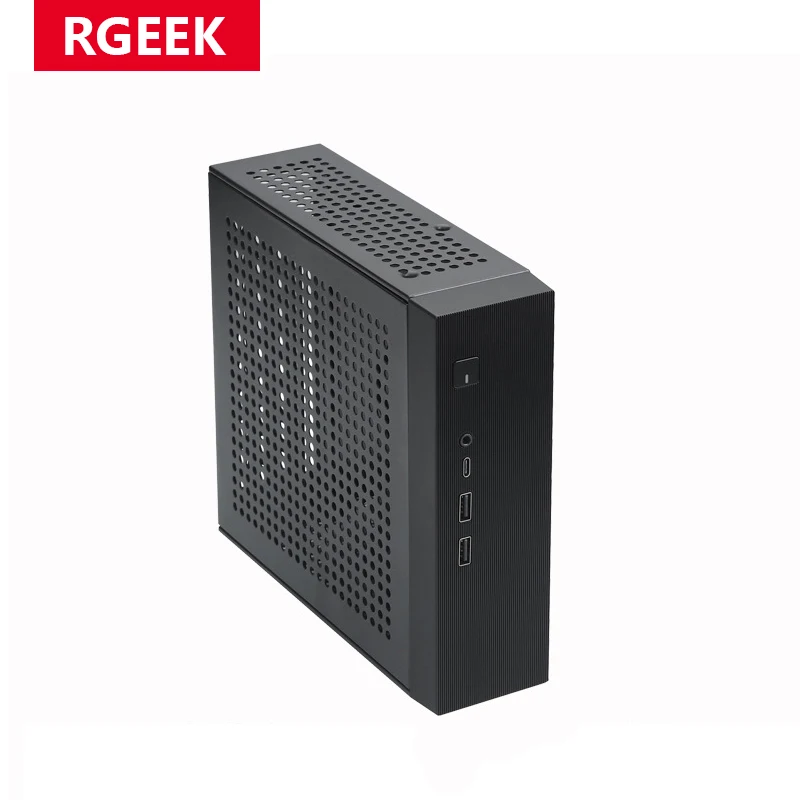 RGEEK M09 ITX компьютер чехол HTPC чехол Mini ITX шасси для HTPC Промышленный контроль ITX корпус