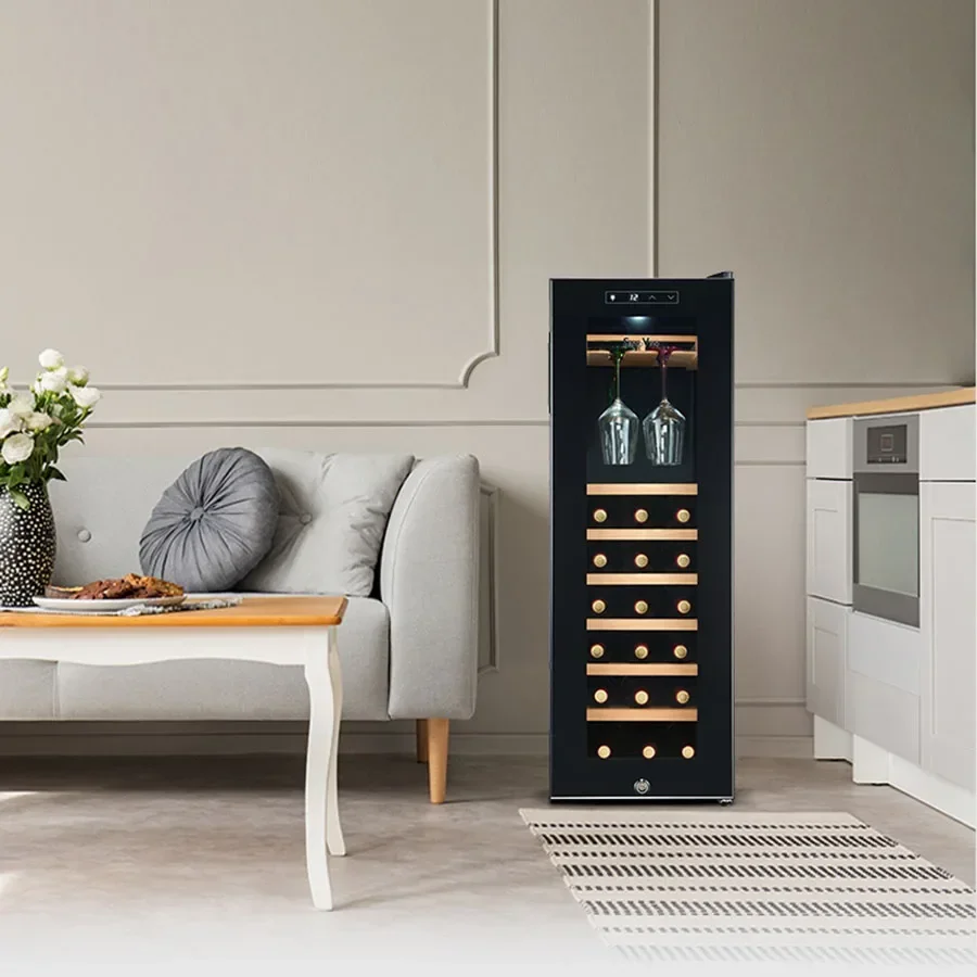 

Display Wine Cabinet Modern Living Room Corner European Glass Deco Cooler Wine Rack Standing Refrigerator Kast Club Furniture