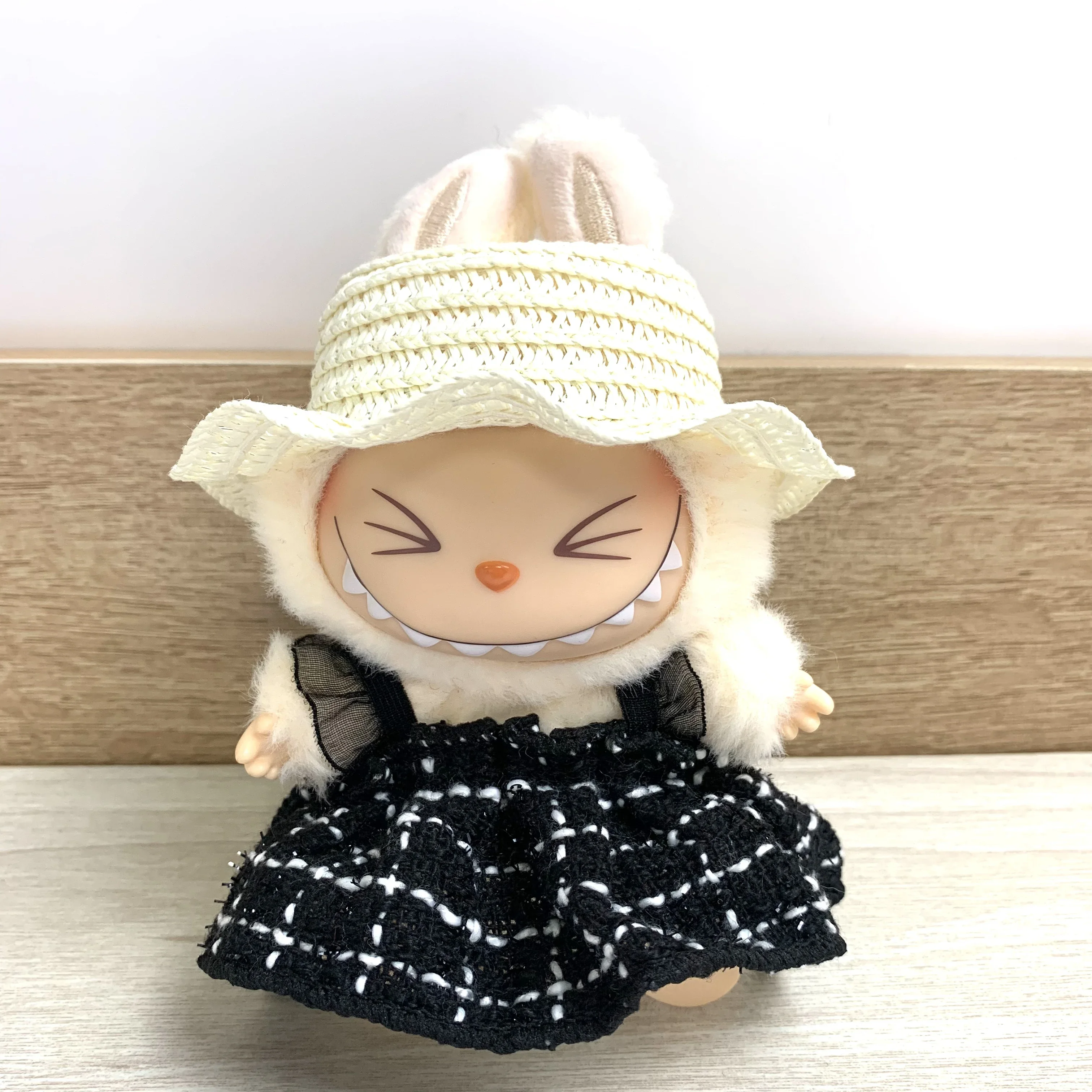 Одежда для куклы Labubu 17 см, наряд, платья, одежда для кукол, толстовки с капюшоном, аксессуары для кукол, милое украшение для labubu V1 V2