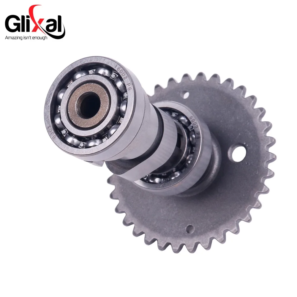 Glixal Cam Shaft 125cc 150cc GY6 Scooter Moped ATV 152QMI 157QMJ Camshaft for Jonway ZNEN TAOTAO ROKETA SUNL JCL