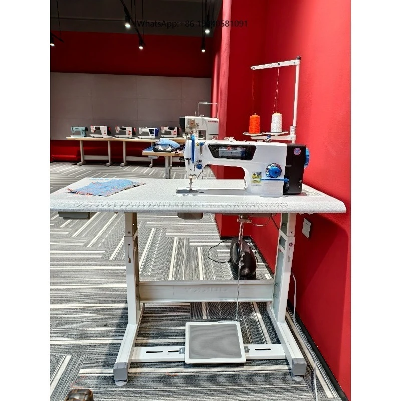 9806-D4 Industrial Programmable High-Speed Computerized Automatic  Flat Bed Sewing Machine for Clothes & Wig Making