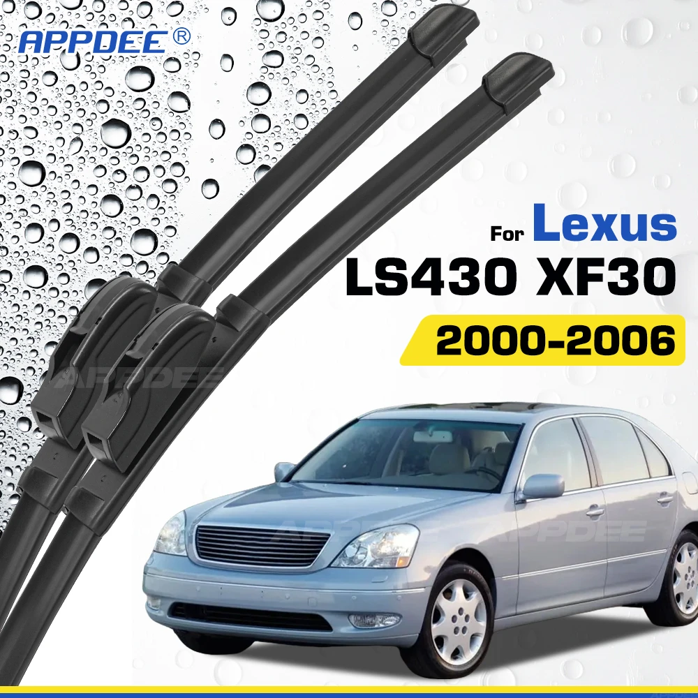 

APPDEE для Lexus LS430 XF30 2000-2006, силиконовые и резиновые щетки стеклоочистителя, щетки для лобового стекла, оконные щетки